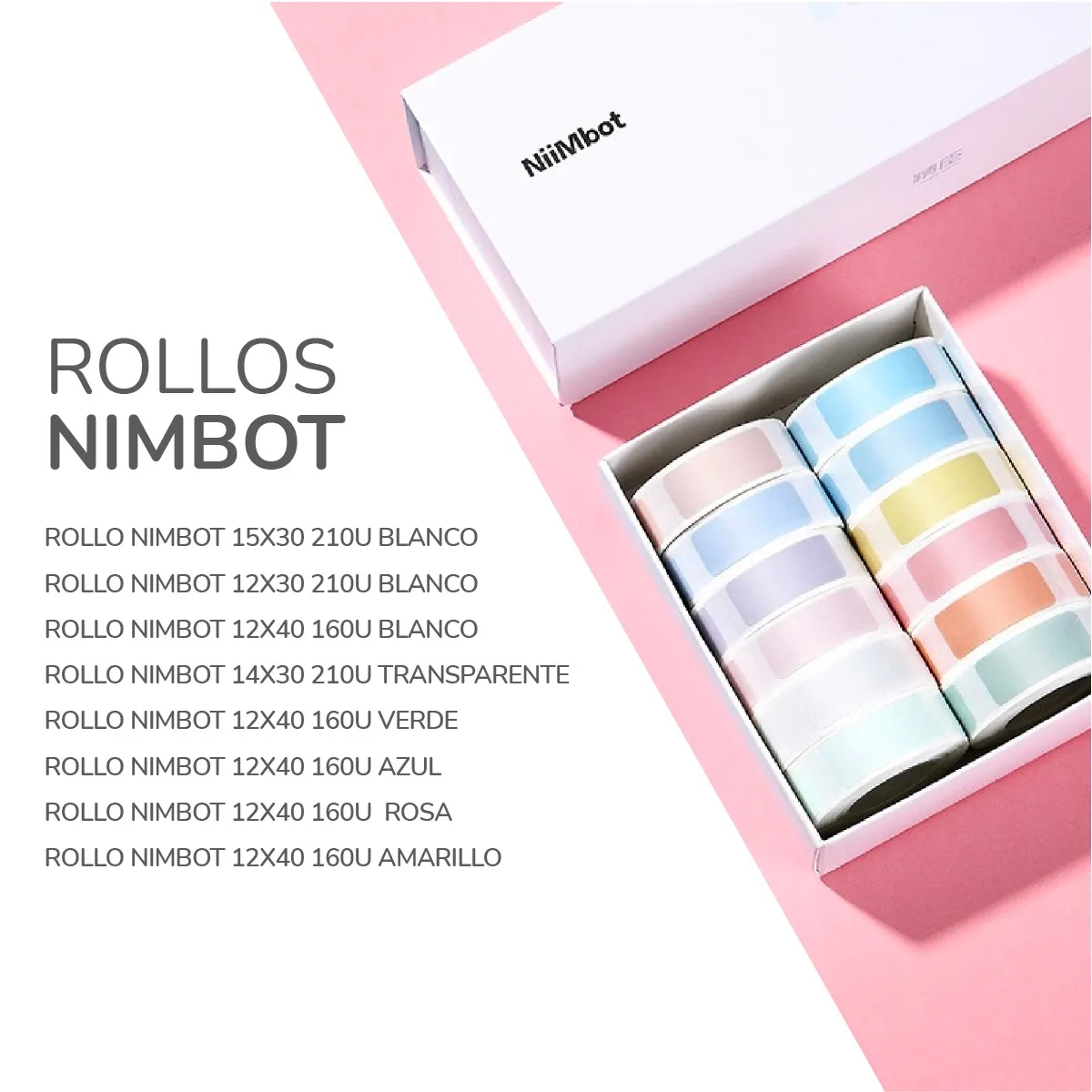 Rollo 12x40 Rosa 160u